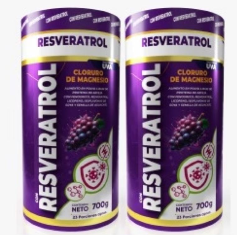 🍇COMBO Resveratrol en polvo 700g: Compra 1 y el 2° a mitad de precio🥤